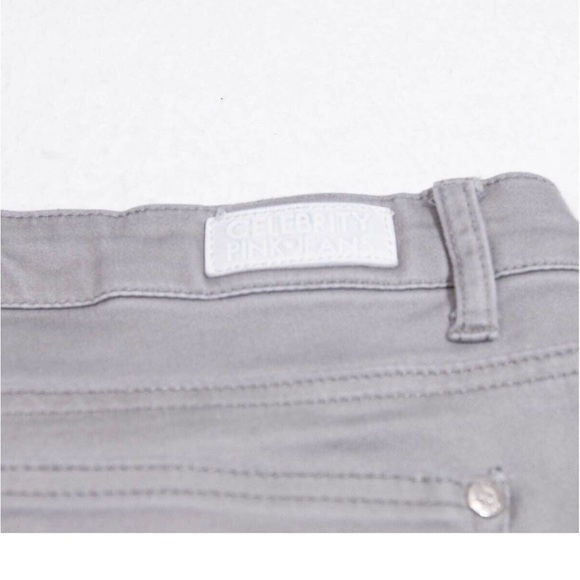 Celebrity Pink Jeans Womens 13  - 33x30 Low RIse Skinny Light Gray - Picture 9 of 9